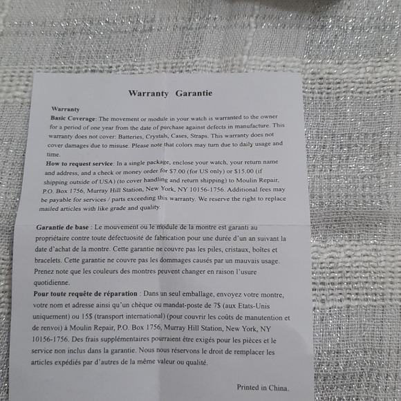 Watch with leather lace , black and sparkle silver, 8 gems instead of numbers - Picture 6 of 9